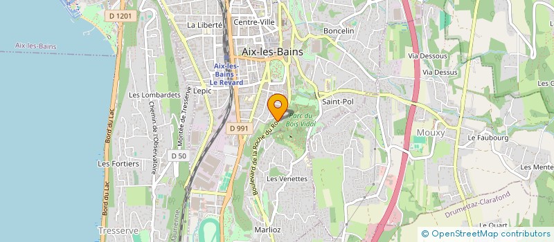 localisation de l'entreprise MONSIEUR EUGENE STEINMETZ à AIX-LES-BAINS
