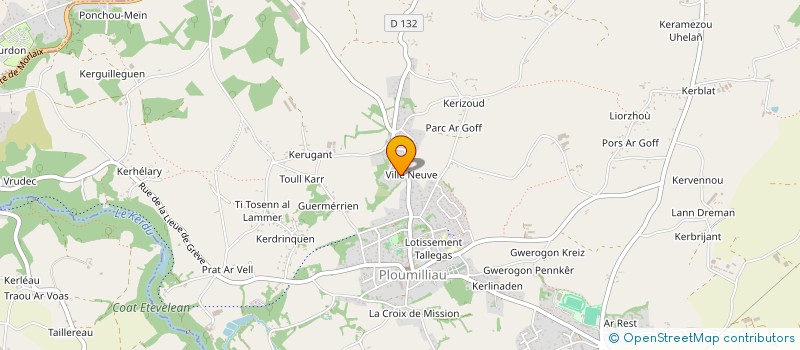 localisation de l'entreprise MONSIEUR EUGENE STEPHAN  PLOUMILLIAU