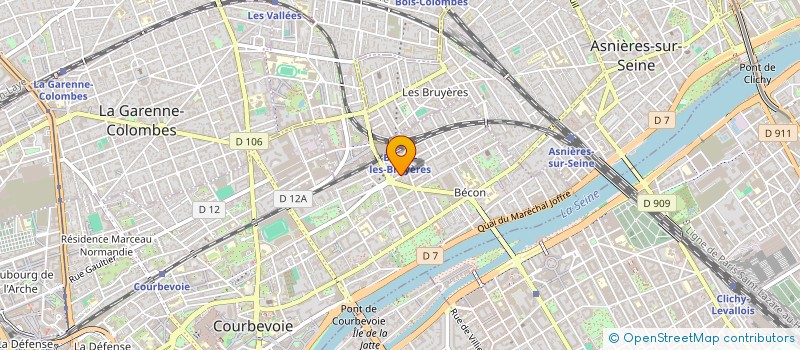 localisation de l'entreprise MONSIEUR EUGENE SUZE à COURBEVOIE