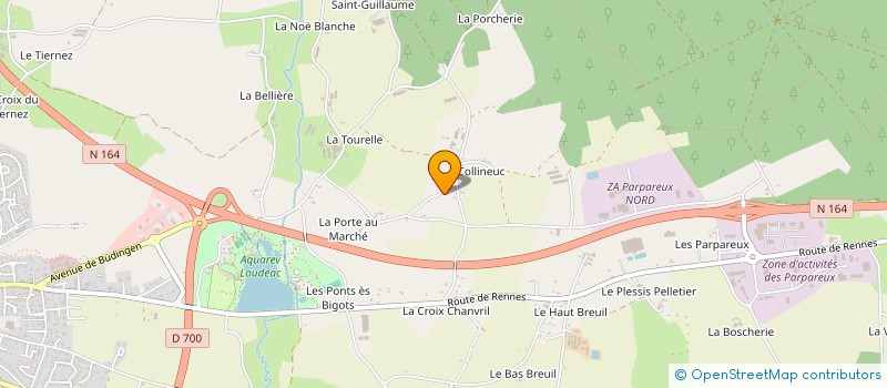 localisation de l'entreprise MONSIEUR EUGENE TALBOURDET à LOUDEAC