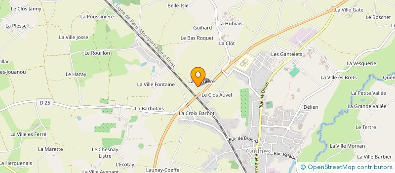 localisation de l'entreprise MONSIEUR EUGENE THOMAS à CAULNES