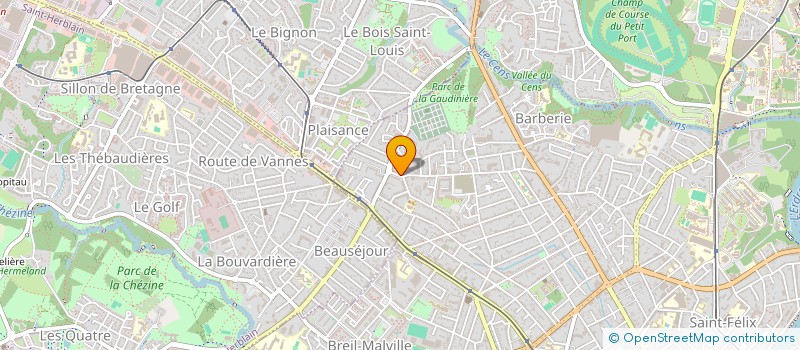 localisation de l'entreprise MONSIEUR EUGENE TREVINAL  NANTES