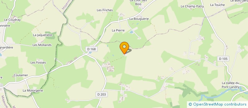 localisation de l'entreprise MONSIEUR EUGENE TROCHERIE  MONT SAINT JEAN