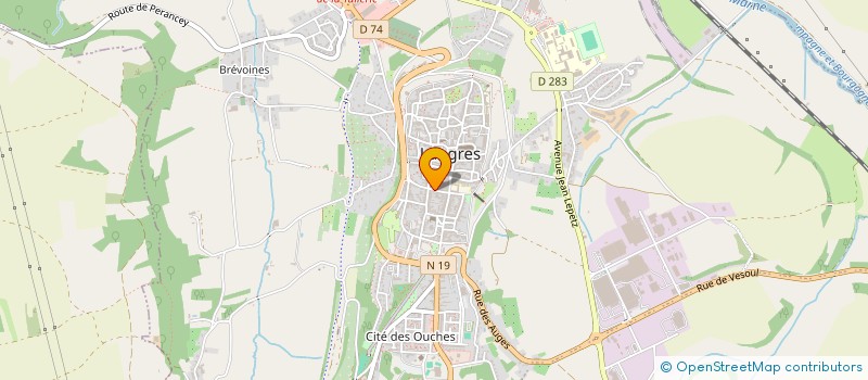 localisation de l'entreprise MONSIEUR EUGENE TWOMEY à LANGRES