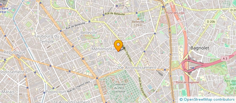 localisation de l'entreprise MONSIEUR EUGENE URBINO à PARIS