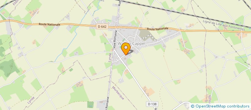 localisation de l'entreprise MONSIEUR EUGENE VERBEKE à WALLON-CAPPEL