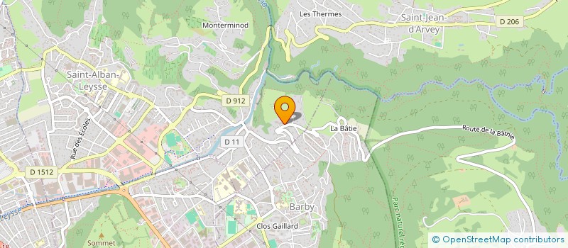 localisation de l'entreprise MONSIEUR EUGENE VERRIER  SAINT-ALBAN-LEYSSE