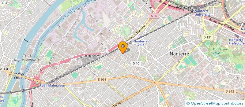 localisation de l'entreprise MONSIEUR EUGENE VILLOTTE  NANTERRE