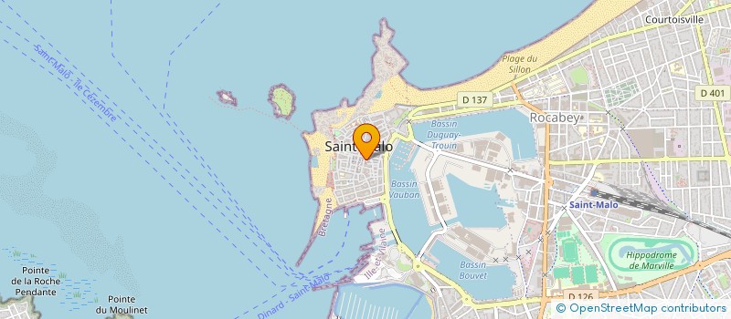 localisation de l'entreprise MONSIEUR EUGENIE LE FEUVRE  SAINT-MALO