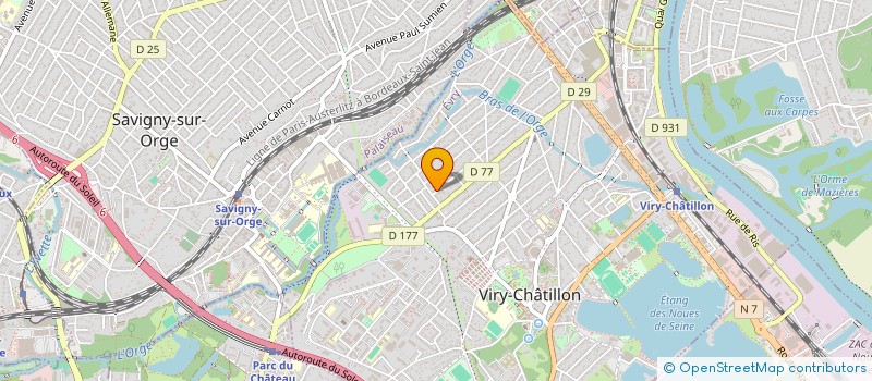 localisation de l'entreprise MONSIEUR EUGENIO CRUZIO DE SOUSA à VIRY-CHATILLON
