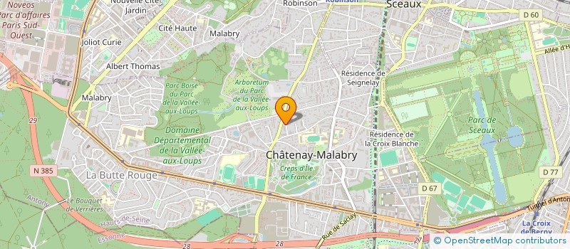 localisation de l'entreprise MONSIEUR EUGENIO DA ROCHA à CHATENAY-MALABRY