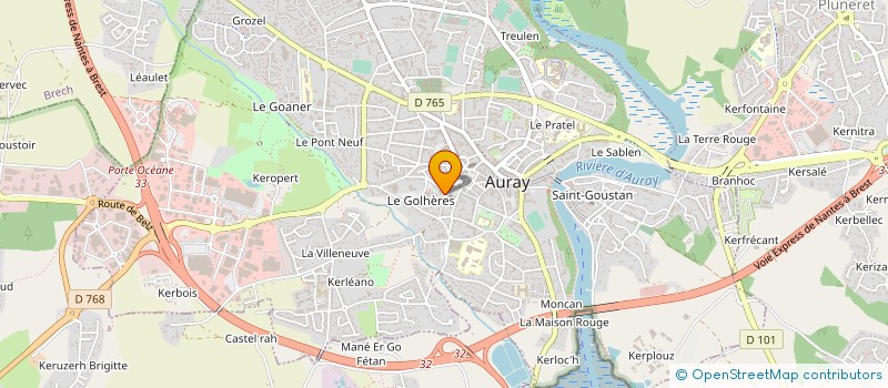 localisation de l'entreprise MONSIEUR EUGENIO IACONO à AURAY