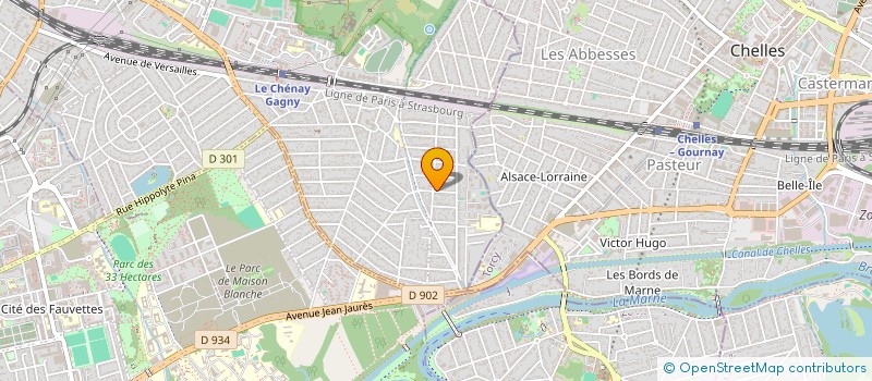 localisation de l'entreprise MONSIEUR EUGENIU BALAUR  GAGNY