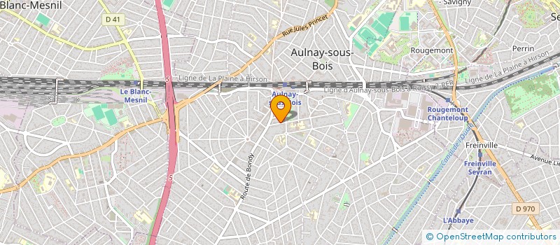 localisation de l'entreprise MONSIEUR EUGENIU BAZELIUC à AULNAY SOUS BOIS