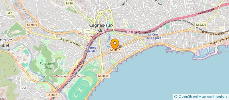 localisation de l'entreprise MONSIEUR EUGENIU BOSCANEAN à CAGNES-SUR-MER