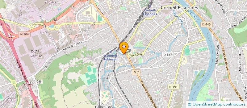 localisation de l'entreprise MONSIEUR EUGENIU CHERCICOV à CORBEIL-ESSONNES