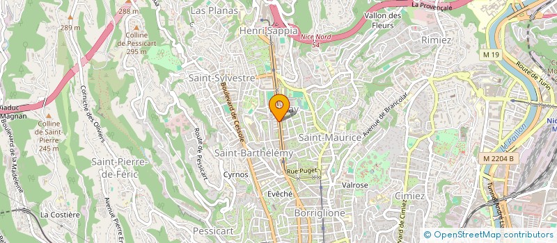localisation de l'entreprise MONSIEUR EUGENIU CUTULAB à NICE