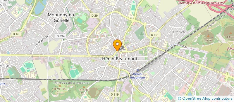 localisation de l'entreprise MONSIEUR EUGENIU GUDIMA  HENIN-BEAUMONT