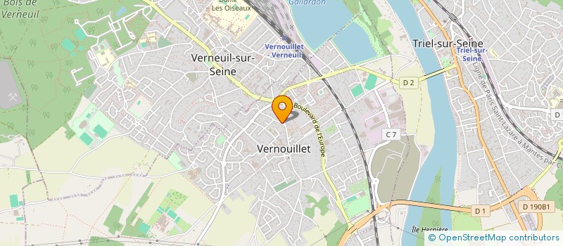 localisation de l'entreprise MONSIEUR EUGENIU NAGARANSCHI  VERNOUILLET