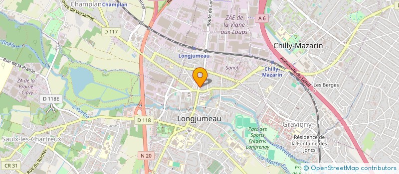 localisation de l'entreprise MONSIEUR EUGENIU PALII à LONGJUMEAU