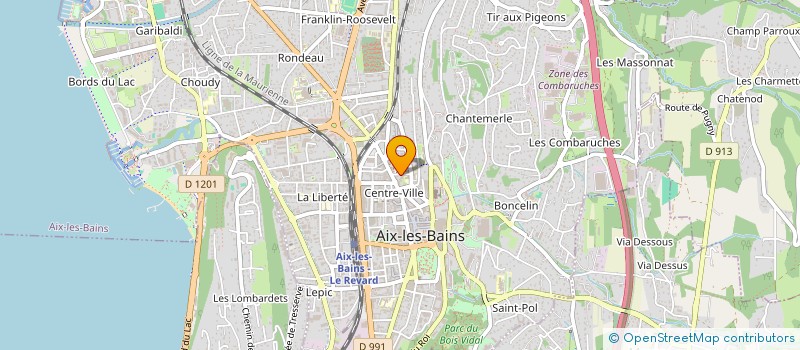localisation de l'entreprise MONSIEUR EUGENIU TUCAN à AIX-LES-BAINS
