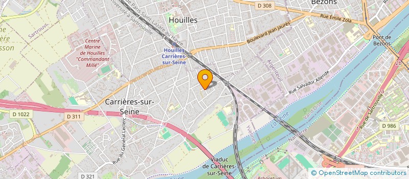 localisation de l'entreprise MONSIEUR EUJENIU RUSSU  CARRIERES-SUR-SEINE