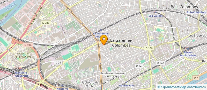 localisation de l'entreprise MONSIEUR EULOGE ALFRED NDZONGA à LA GARENNE-COLOMBES