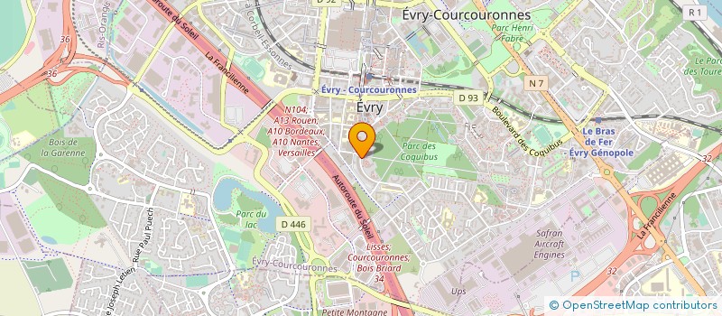 localisation de l'entreprise MONSIEUR EULOGE ASSA à EVRY-COURCOURONNES