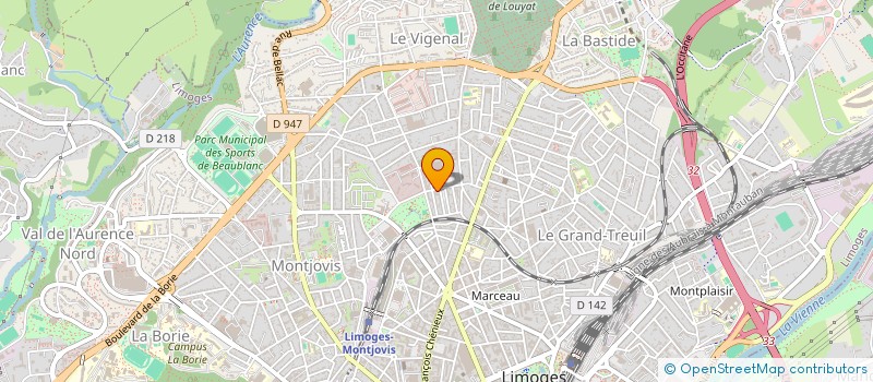 localisation de l'entreprise MONSIEUR EULOGE BAKANA à LIMOGES