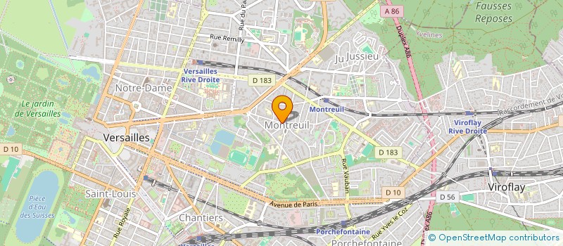 localisation de l'entreprise MONSIEUR EULOGE BOISSONNADE à VERSAILLES