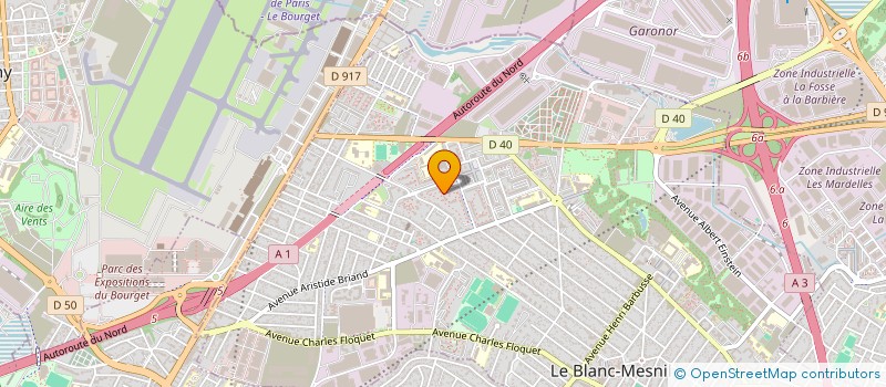 localisation de l'entreprise MONSIEUR EULOGE BONROU à LE BLANC-MESNIL