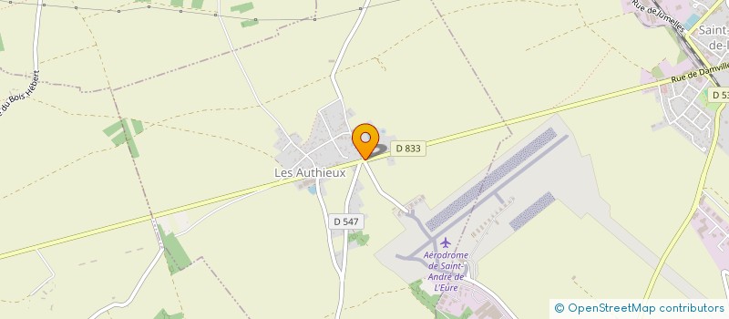 localisation de l'entreprise MONSIEUR EULOGE CALLATIN à LES AUTHIEUX