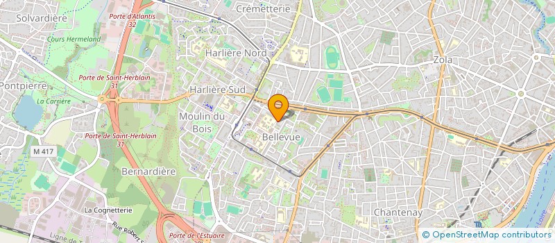 localisation de l'entreprise MONSIEUR EULOGE MAYETELA KIMANI  NANTES