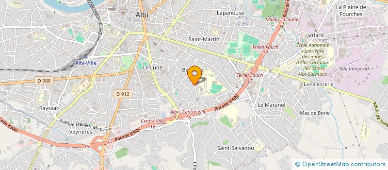 localisation de l'entreprise MONSIEUR EUMEUDOU DIAGNE  ALBI