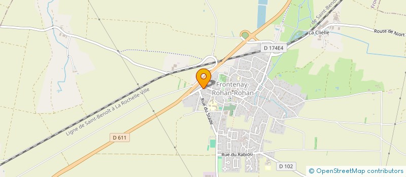 localisation de l'entreprise MONSIEUR EUPHREM ARBOGAST  FRONTENAY-ROHAN-ROHAN