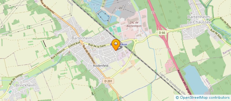 localisation de l'entreprise MONSIEUR EUPLIO BUCCINO  BARTENHEIM