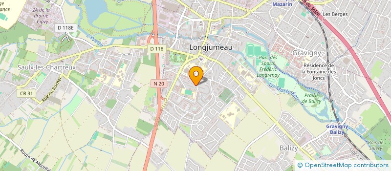 localisation de l'entreprise MONSIEUR EURICO FERREIRA EVORA à LONGJUMEAU