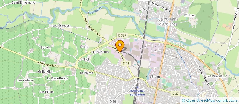 localisation de l'entreprise MONSIEUR EURO CHALON SUR SAONE à BELLEVILLE-EN-BEAUJOLAIS