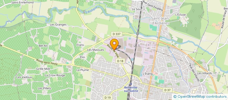 localisation de l'entreprise MONSIEUR EURO MACON  BELLEVILLE-EN-BEAUJOLAIS