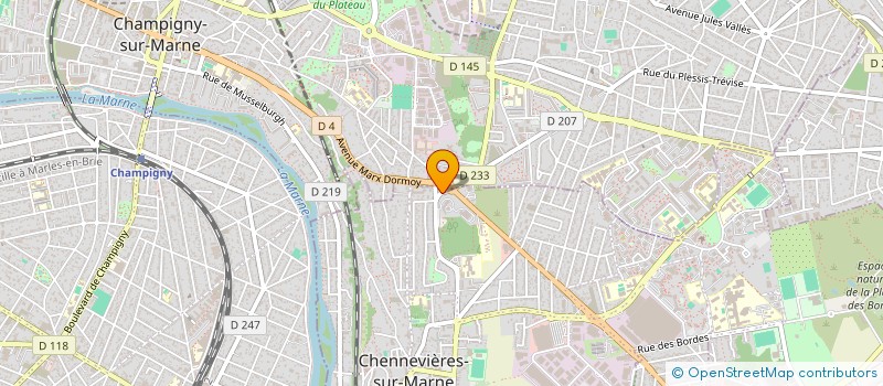 localisation de l'entreprise MONSIEUR EUSEBIO FERNANDES à CHENNEVIERES-SUR-MARNE
