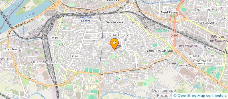 localisation de l'entreprise MONSIEUR EUSEBIO GABU B  AVIGNON