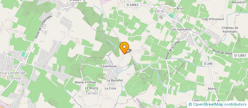 localisation de l'entreprise MONSIEUR EUSEBIO-JOSE DA SILVA  VERAC