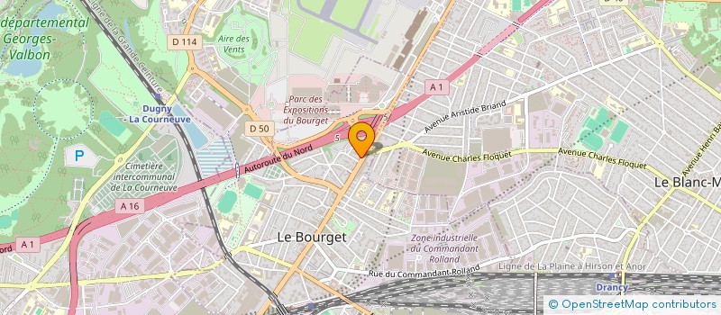 localisation de l'entreprise MONSIEUR EUSTACHE LABADY  AUBERVILLIERS