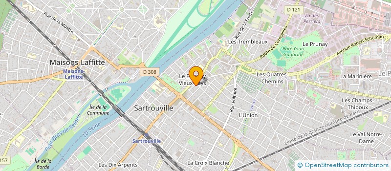 localisation de l'entreprise MONSIEUR EVALDAS LASS  SARTROUVILLE