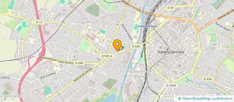 localisation de l'entreprise MONSIEUR EVAN ALONSO PORTO  VALENCIENNES