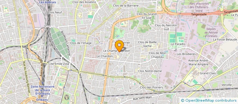 localisation de l'entreprise MONSIEUR EVAN ANDRIEUX  ORLEANS