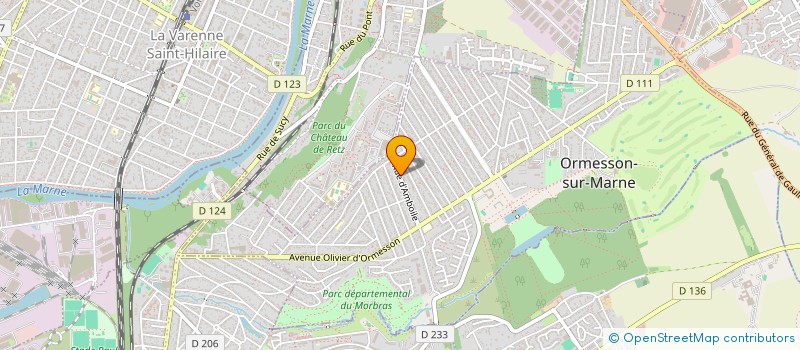 localisation de l'entreprise MONSIEUR EVAN BEGRICHE  ORMESSON-SUR-MARNE