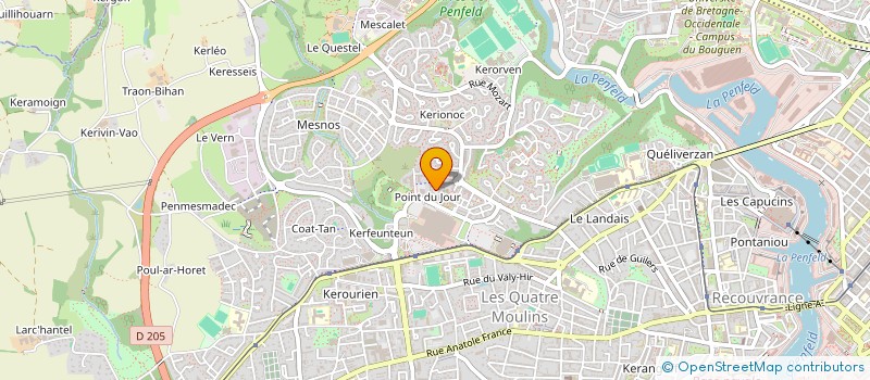 localisation de l'entreprise MONSIEUR EVAN BELET à BREST