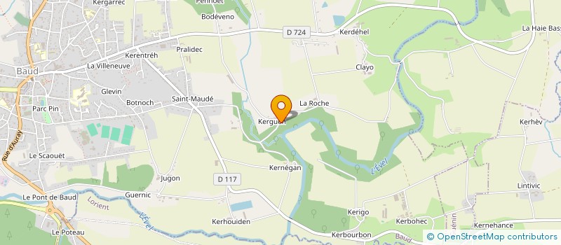 localisation de l'entreprise MONSIEUR EVAN BELHOME  BAUD