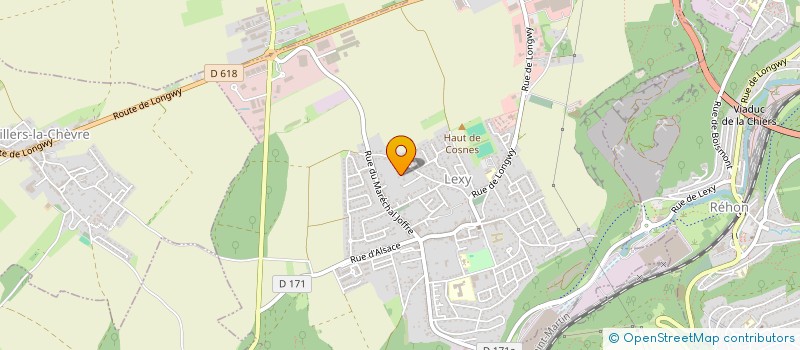 localisation de l'entreprise MONSIEUR EVAN BETTINELLI  LEXY